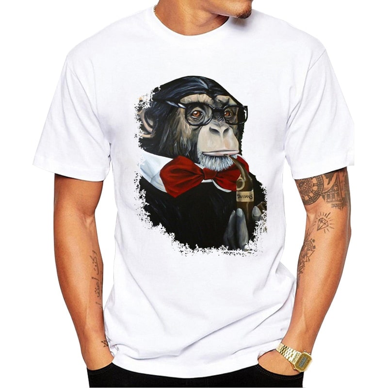 T Shirt Singe Hipster Mon Petit Singe