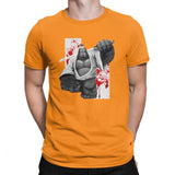 T shirt Gorille Samourai Orange