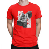 T shirt Gorille Samourai Rouge