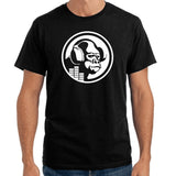 T-Shirt Noir Gorille Casque Audio