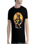 T-Shirt Noir Singe Super Heros