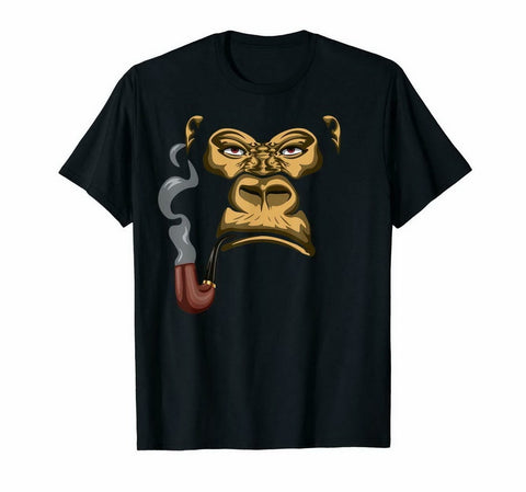 Tee Shirt Gorille Qui Fume