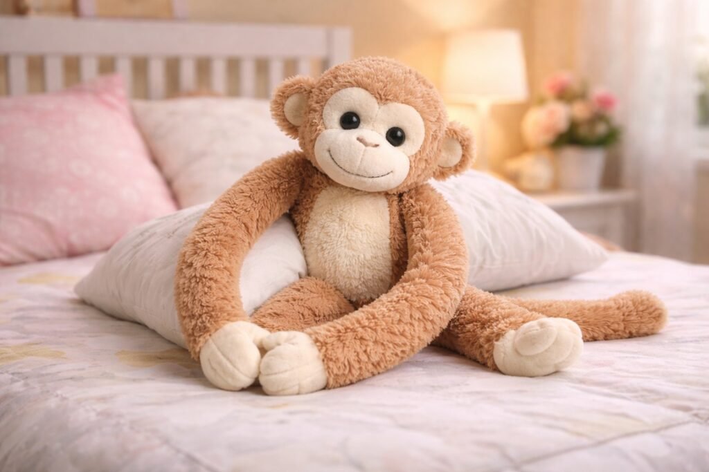 La Peluche Singe à Longs Bras