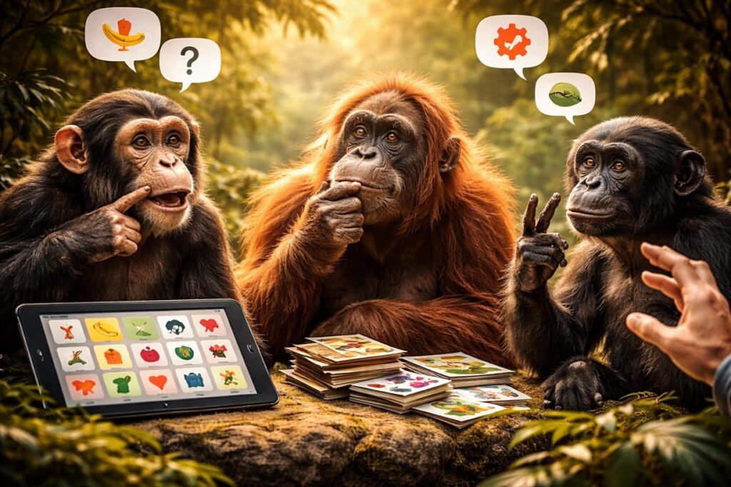 Les singes peuvent-ils parler